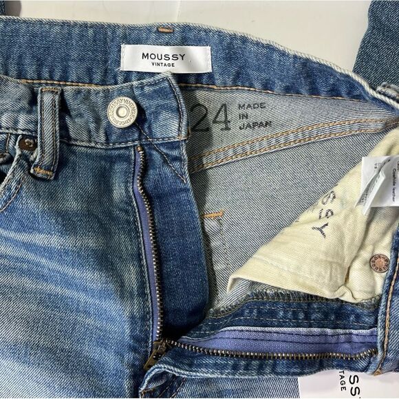 NEW Moussy Vintage SB Cropped Flare Jeans ShopBop Size 24 - Picture 9 of 13